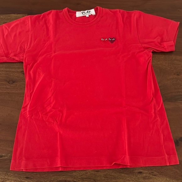 Red Comme des Garçons Large T Shirt - Picture 1 of 3